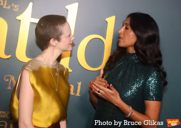 Andrea Riseborough and Sindhu Vee Photo