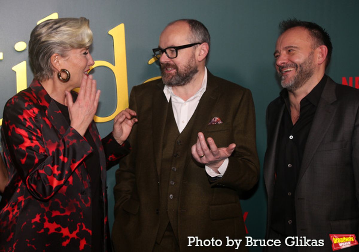 Emma Thompson, Dennis Kelly and Matthew Warchus at 