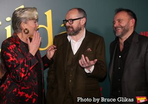 Emma Thompson, Dennis Kelly and Matthew Warchus Photo