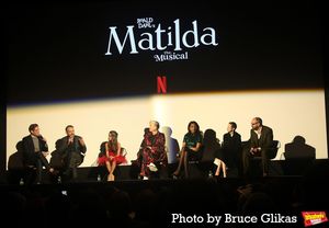 Frank DiLella, Matthew Warchus, Alisha Weir, Emma Thompson, Sindhu Vee, Andrea Risebo Photo