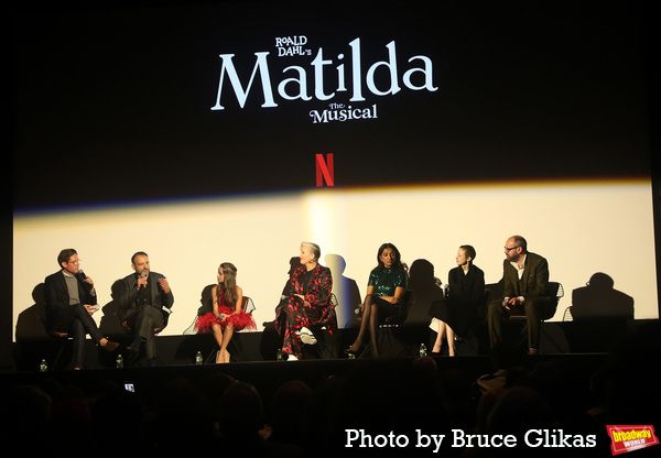 Frank DiLella, Matthew Warchus, Alisha Weir, Emma Thompson, Sindhu Vee, Andrea Risebo Photo
