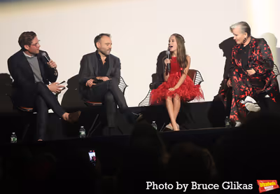 Frank DiLella, Matthew Warchus, Alisha Weir and Emma Thompson  Photo
