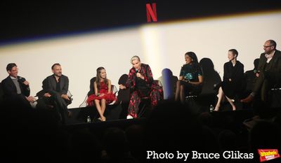 Frank DiLella, Matthew Warchus, Alisha Weir, Emma Thompson, Sindhu Vee, Andrea Risebo Photo
