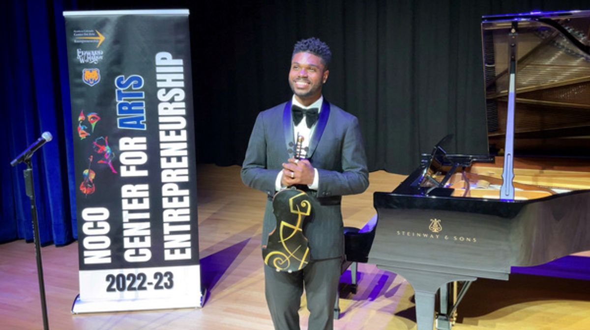 Edward W. Hardy (co-founder, violinist) at 