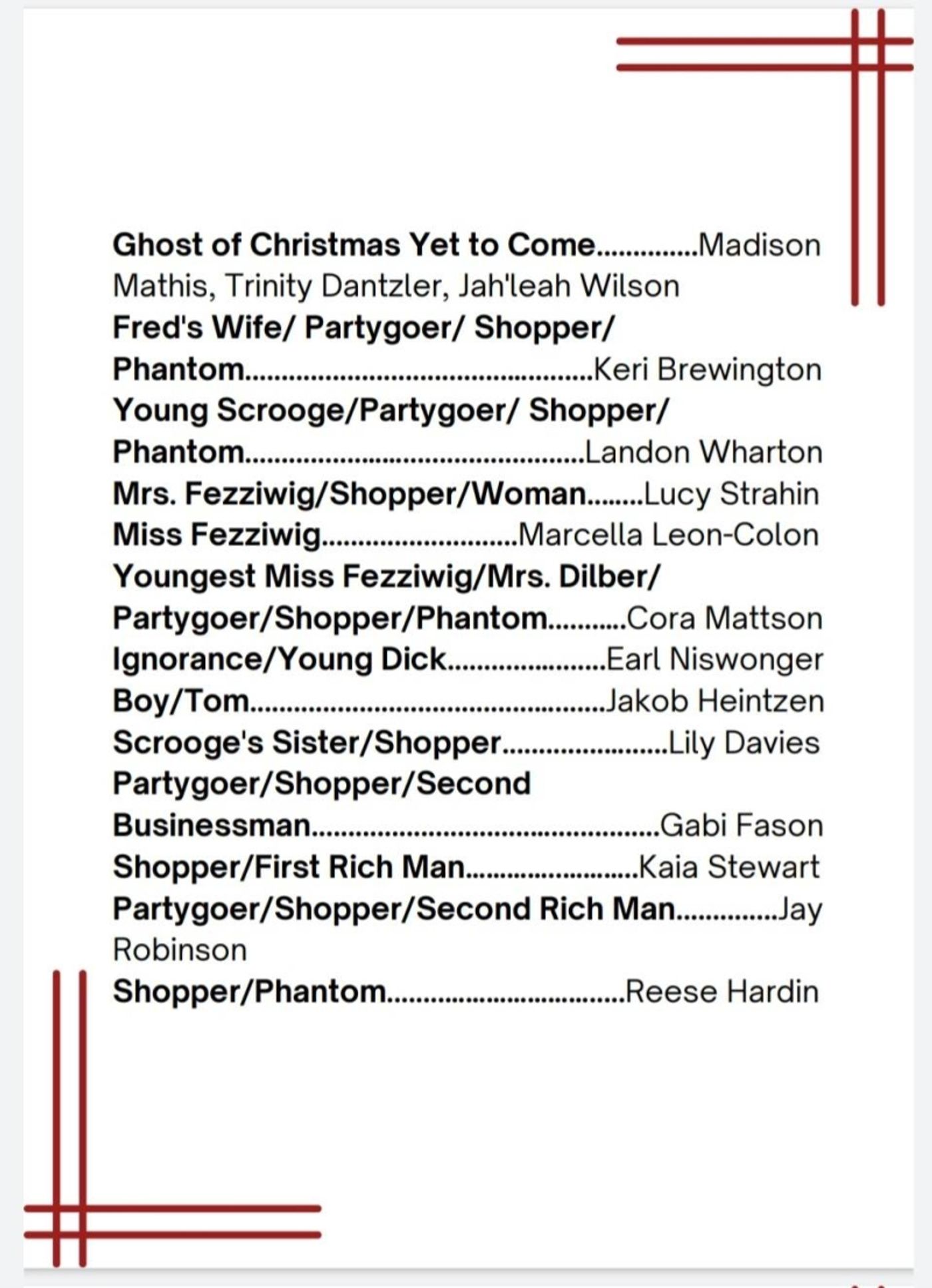 Review: A CHRISTMAS CAROL at Conway Junior High School Entertains with a Few Jump Scares  Image