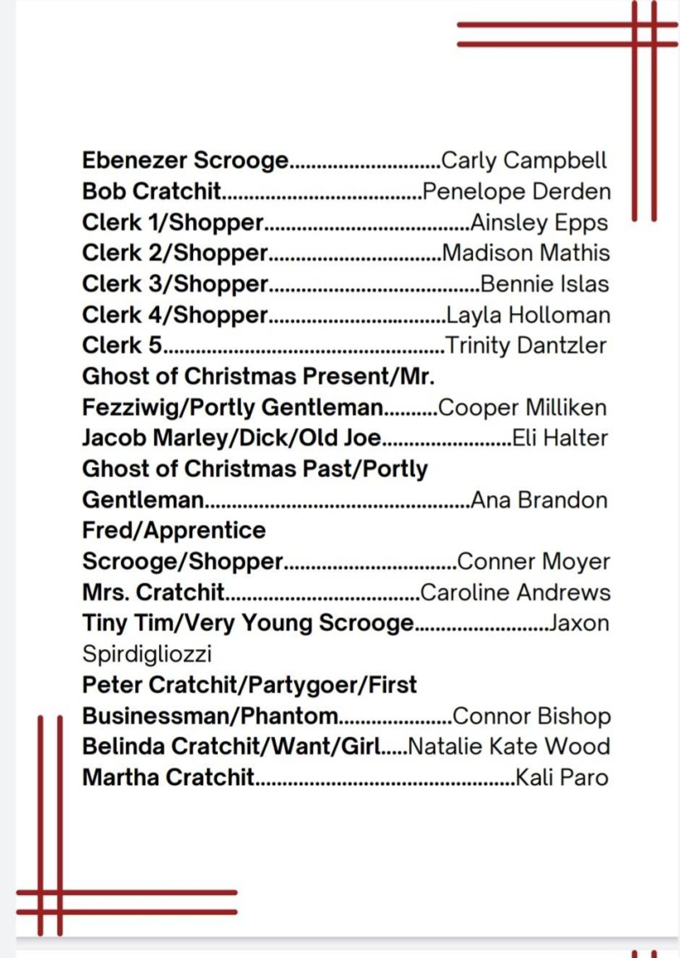 Review: A CHRISTMAS CAROL at Conway Junior High School Entertains with a Few Jump Scares  Image