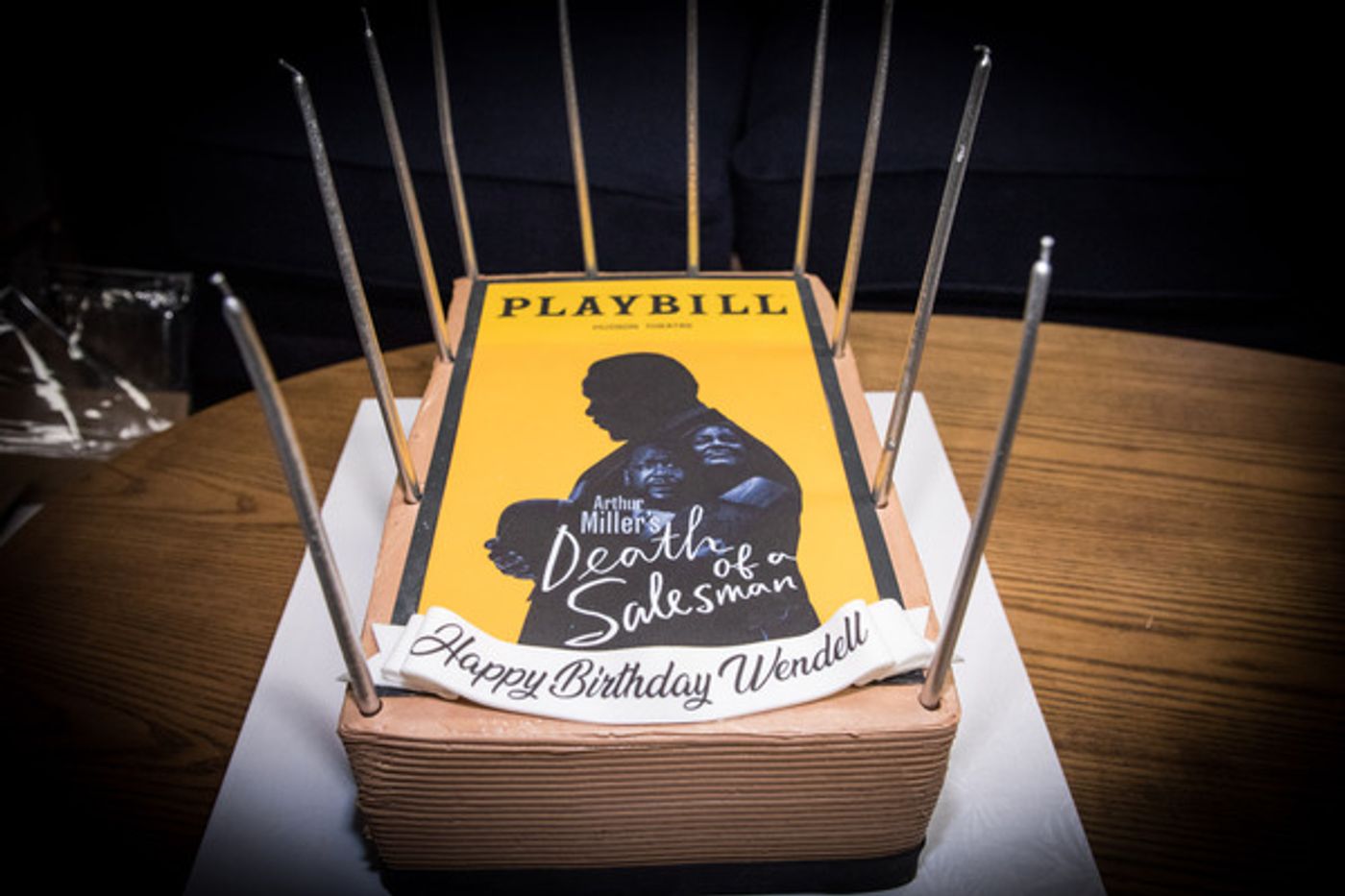 Photos: Wendell Pierce Celebrates His Birthday on Stage at DEATH OF A SALESMAN  Image