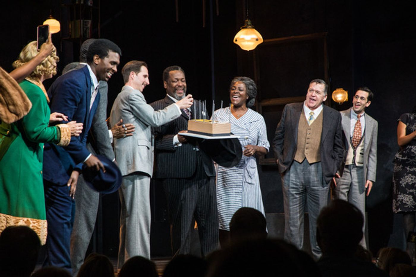 Photos: Wendell Pierce Celebrates His Birthday on Stage at DEATH OF A SALESMAN  Image