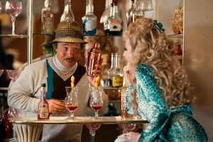 Stephen Graham as Mr. Wormwood, Andrea Riseborough as Mrs. Wormwood Photo