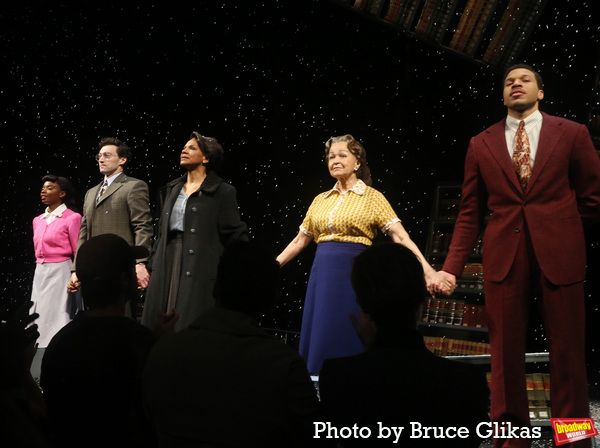 Abigail Stephenson, Bryce Pinkham, Audra McDonald, Lizan Mitchell and Mister Fitzgera Photo