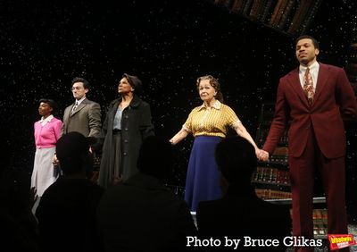 Abigail Stephenson, Bryce Pinkham, Audra McDonald, Lizan Mitchell and Mister Fitzgera Photo