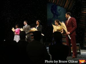 Abigail Stephenson, Bryce Pinkham, Audra McDonald, Lizan Mitchell and Mister Fitzgerald @ BroadwayWorld Abigail Stephenson, Bryce Pinkham, Audra McDonald, Lizan Mitchell and Mister Fitzgera Photo