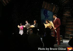 Abigail Stephenson, Bryce Pinkham, Audra McDonald, Lizan Mitchell and Mister Fitzgerald @ BroadwayWorld Abigail Stephenson, Bryce Pinkham, Audra McDonald, Lizan Mitchell and Mister Fitzgera Photo