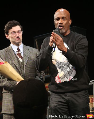 Bryce Pinkham and Director Kenny Leon Photo