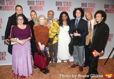 Audra McDonald poses with Adrienne Kennedy's Family Photo