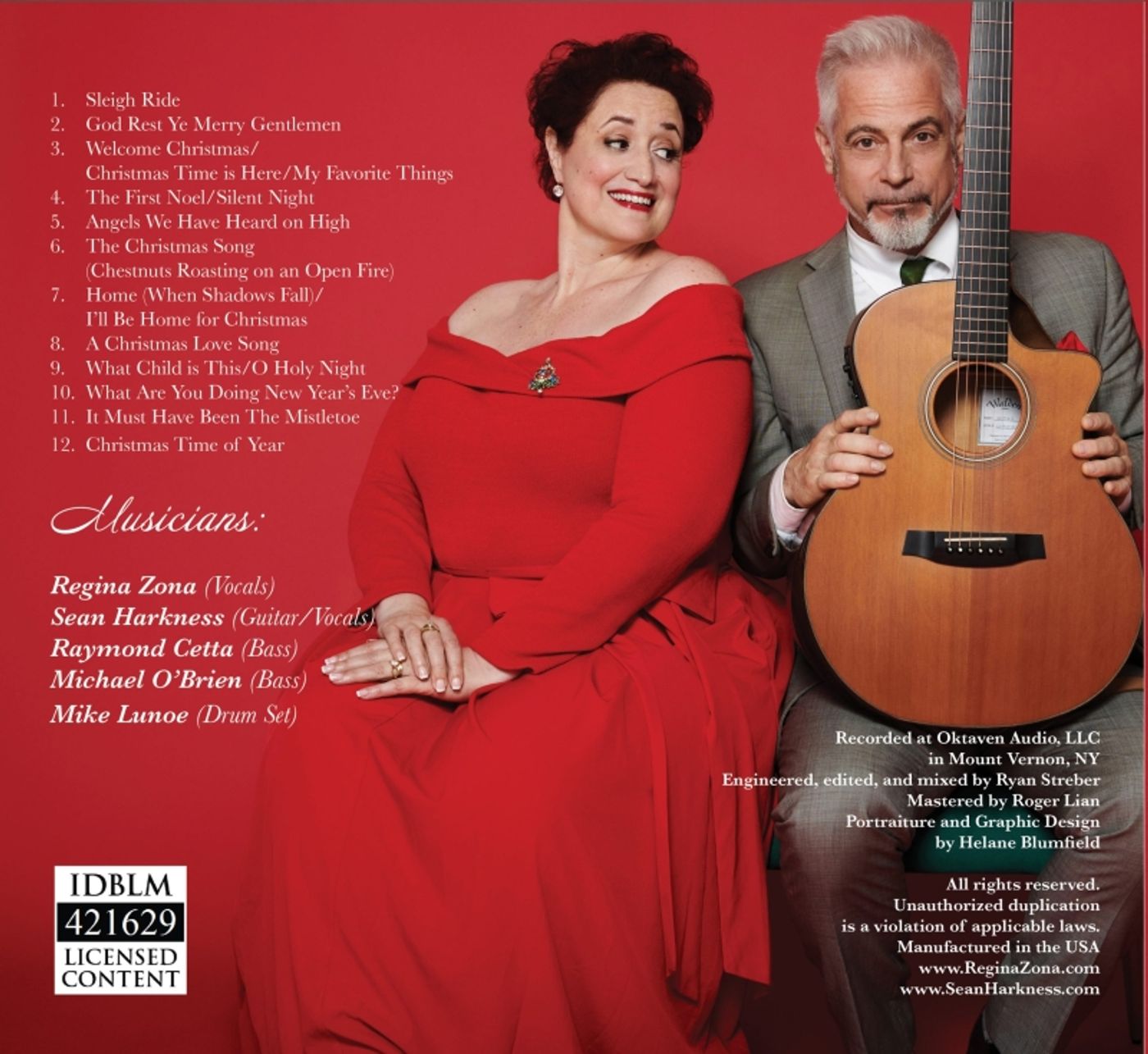 Album Review: Opera Diva Regina Zona Joins With Guitar Star Sean Harkness For Some Holiday Cheer On Their New CD IT MUST HAVE BEEN THE MISTLETOE  Image