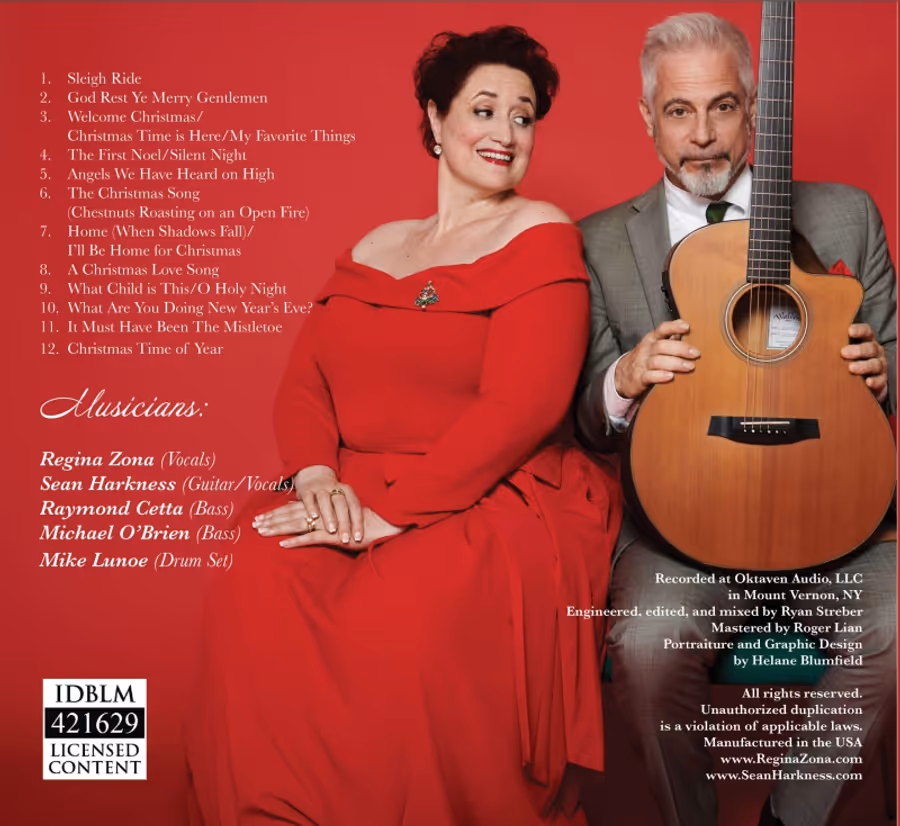 Album Review: Opera Diva Regina Zona Joins With Guitar Star Sean Harkness For Some Holiday Cheer On Their New CD IT MUST HAVE BEEN THE MISTLETOE  Image