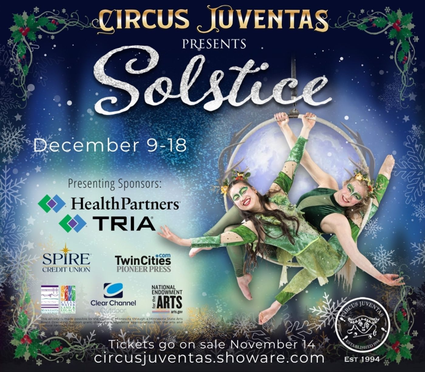 Review: SOLTICE at Circus Juventas Review: SOLTICE at Circus Juventas Image