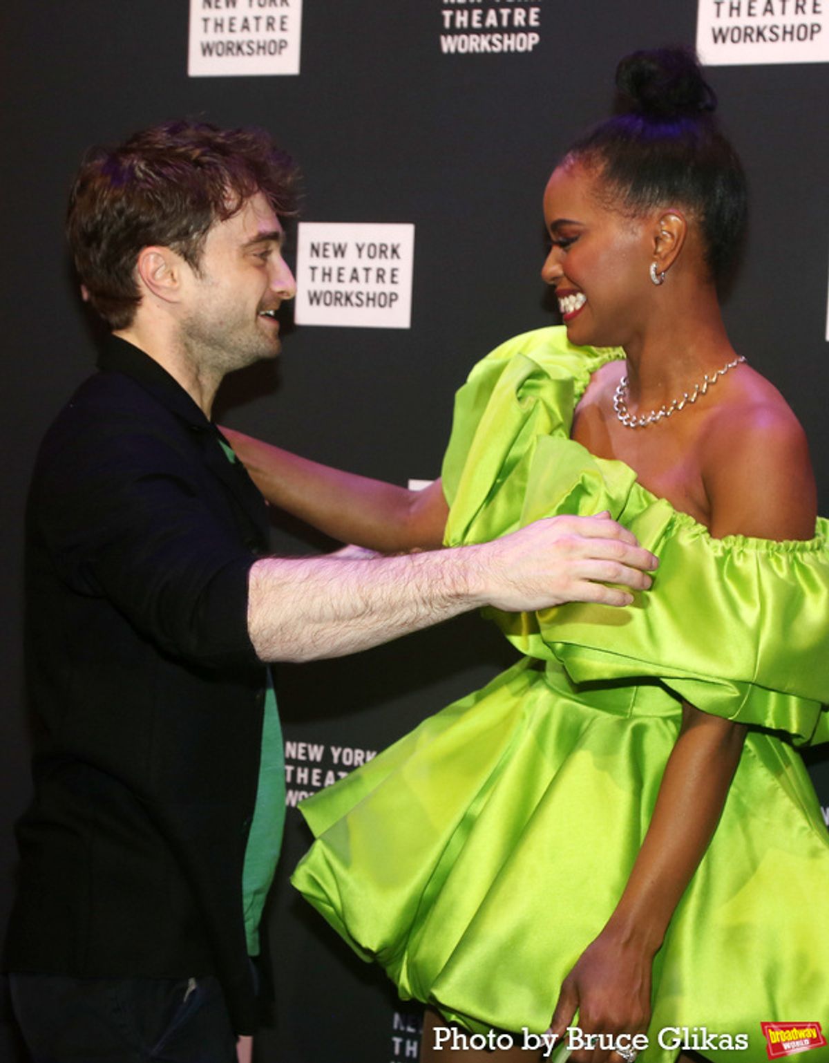 Daniel Radcliffe and Krystal Joy Brown at 