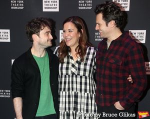 Daniel Radcliffe, Lindsay Mendez and Jonathan Groff Photo