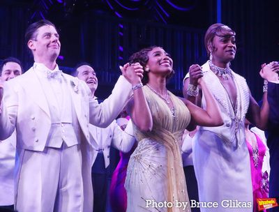 Christian Borle, Adrianna Hicks and J. Harrison Ghee Photo