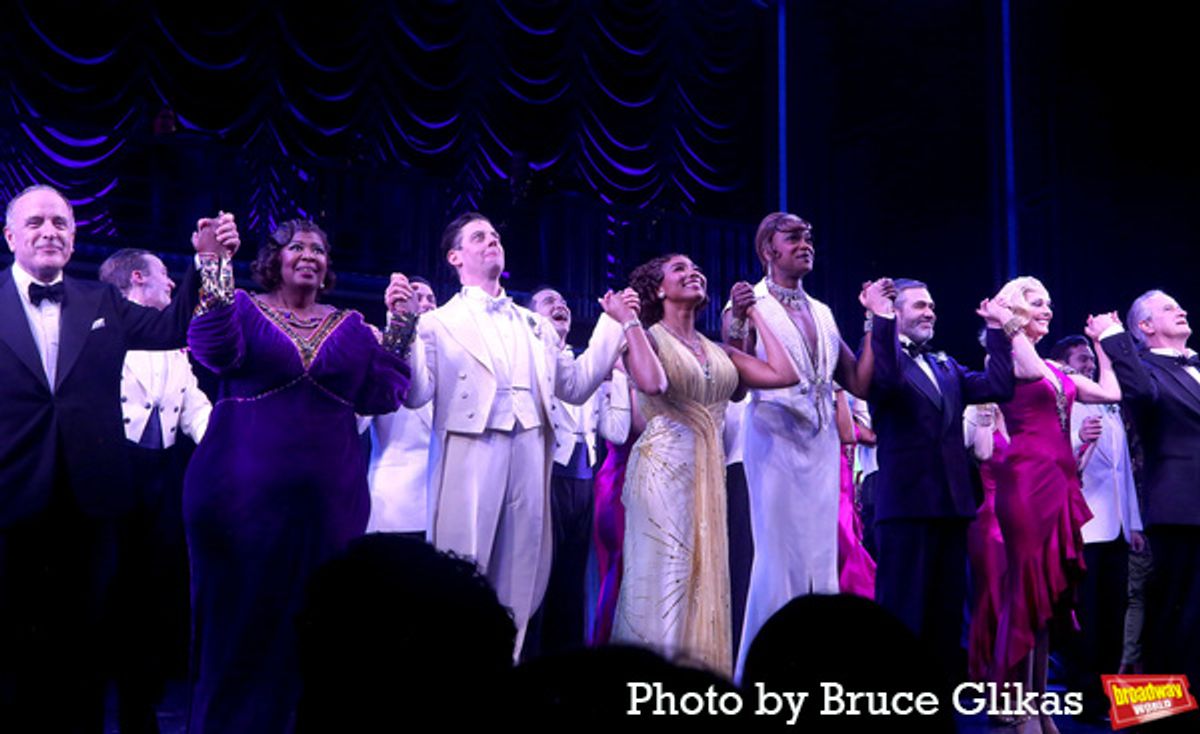 Adam Heller, NaTasha Yvette Williams, Christian Borle, Adrianna Hicks, J. Harrison Ghee, Kevin Del Aguila, Angie Schworer and Mark Lotito at 