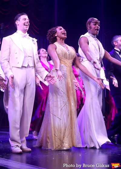 Christian Borle, Adrianna Hicks and J. Harrison Ghee Photo