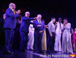 Casey Nicholaw, Marc Shaiman, Scott Wittman, Matthew Lopez, J. Harrison Ghee and Ambe Photo