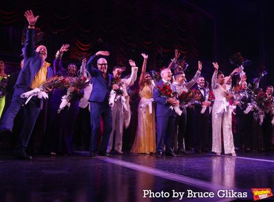 Casey Nicholaw, Marc Shaiman, Scott Wittman, Matthew Lopez, Amber Ruffin and The Cast Photo