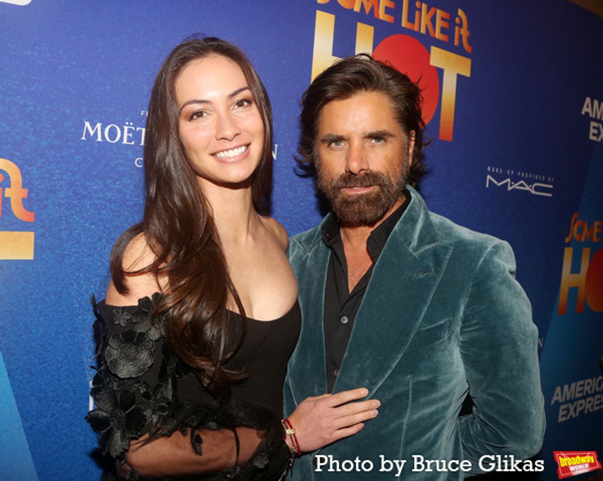 Caitlin McHugh and John Stamos at 