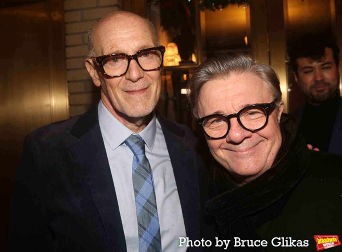 Neil Meron and Nathan Lane at 