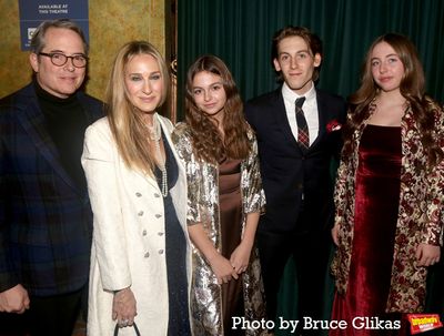 Matthew Broderick, Sarah Jessica Parker, Tabitha Hodge Broderick, James Wilkie Broder Photo