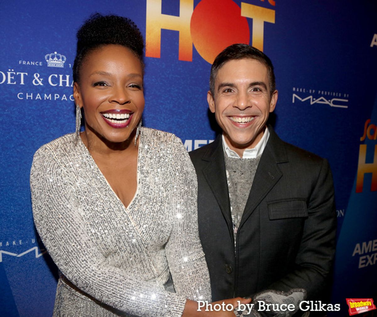 Amber Ruffin and Matthew Lopez at 