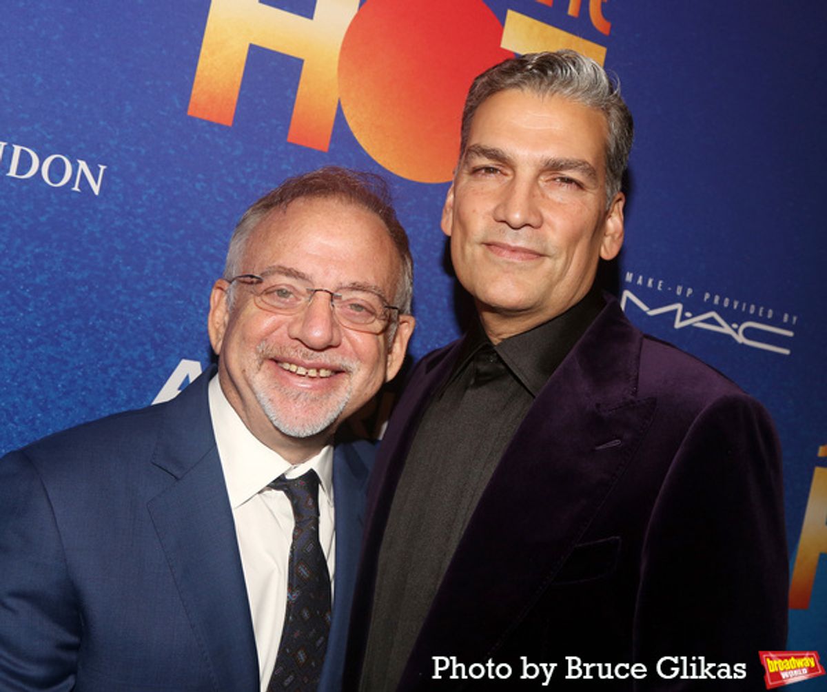 Marc Shaiman and Louis Mirabal at 