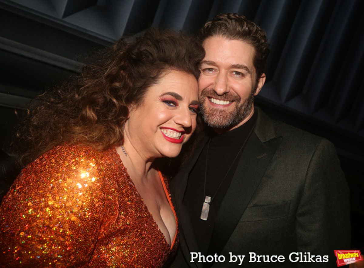 Marissa Jaret Winokur and Matthew Morrison at 