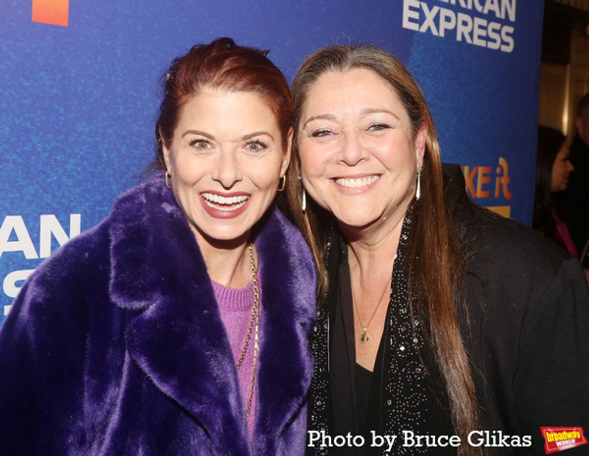 Debra Messing and Camryn Manheim at 