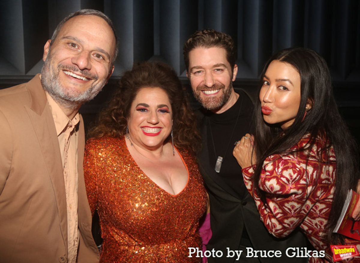 Judah Miller, Marissa Jaret Winokur, Matthew Morrison and Renee Puente Morrison  at 