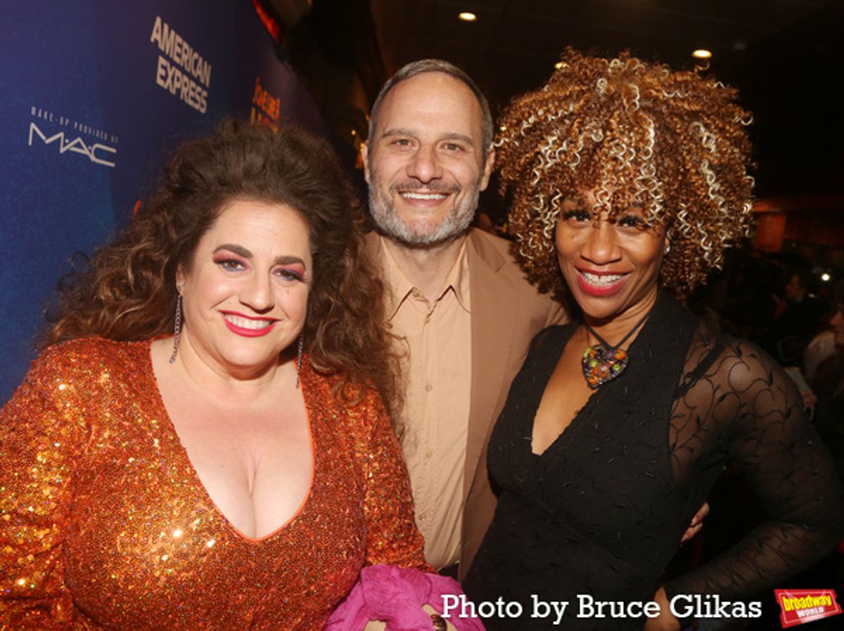 Marissa Jaret Winokur, Judah Miller and Judine Somerville at 