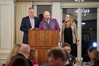 Jeff Frank, Tim Lantz and Betsy Corry Photo