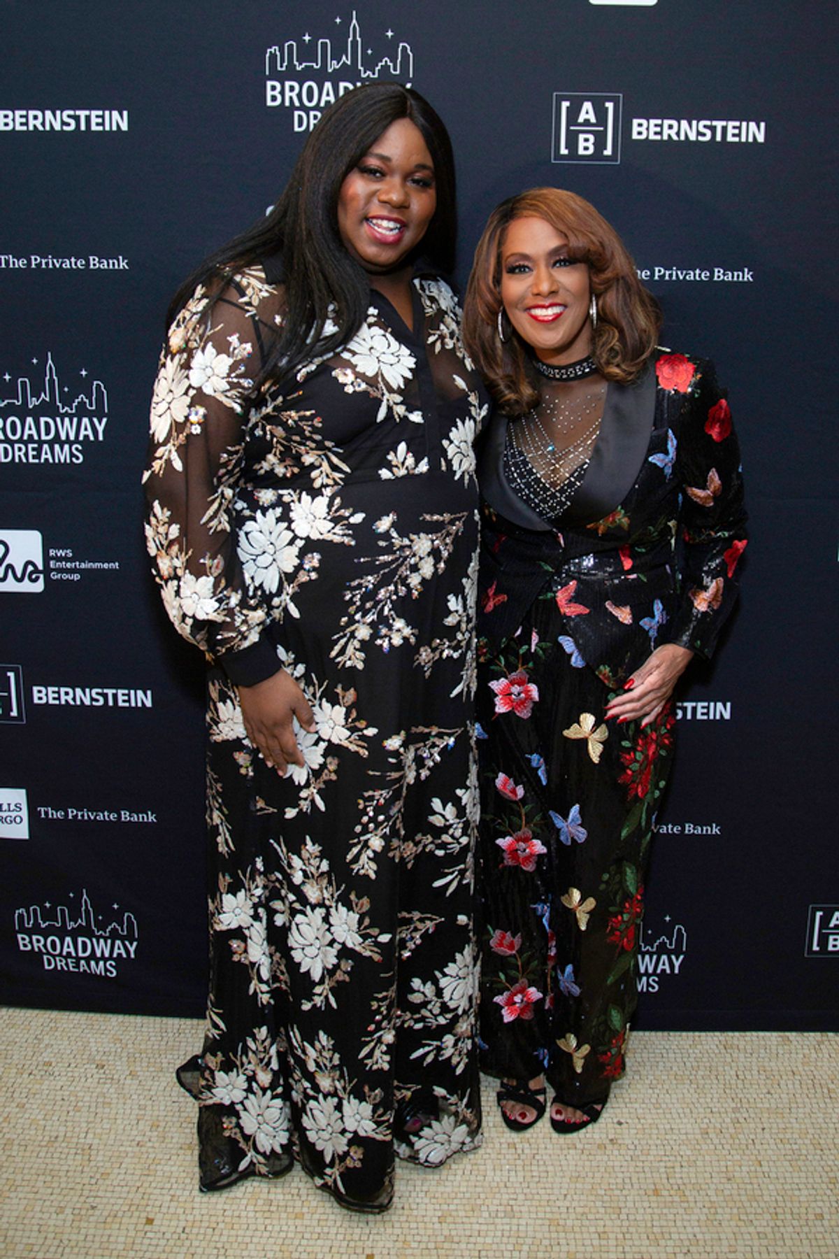 Alex Newell and Jennifer Holliday at 