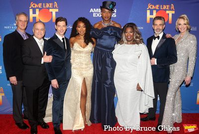 Mark Lotito, Adam Heller, Christian Borle, Adrianna Hicks, J. Harrison Ghee, Natasha  Photo