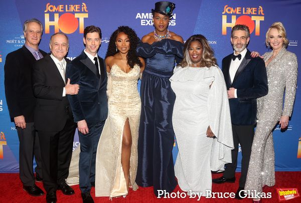 Mark Lotito, Adam Heller, Christian Borle, Adrianna Hicks, J. Harrison Ghee, Natasha  Photo