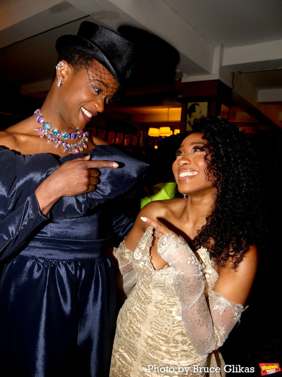 J. Harrison Ghee and Adrianna Hicks at 