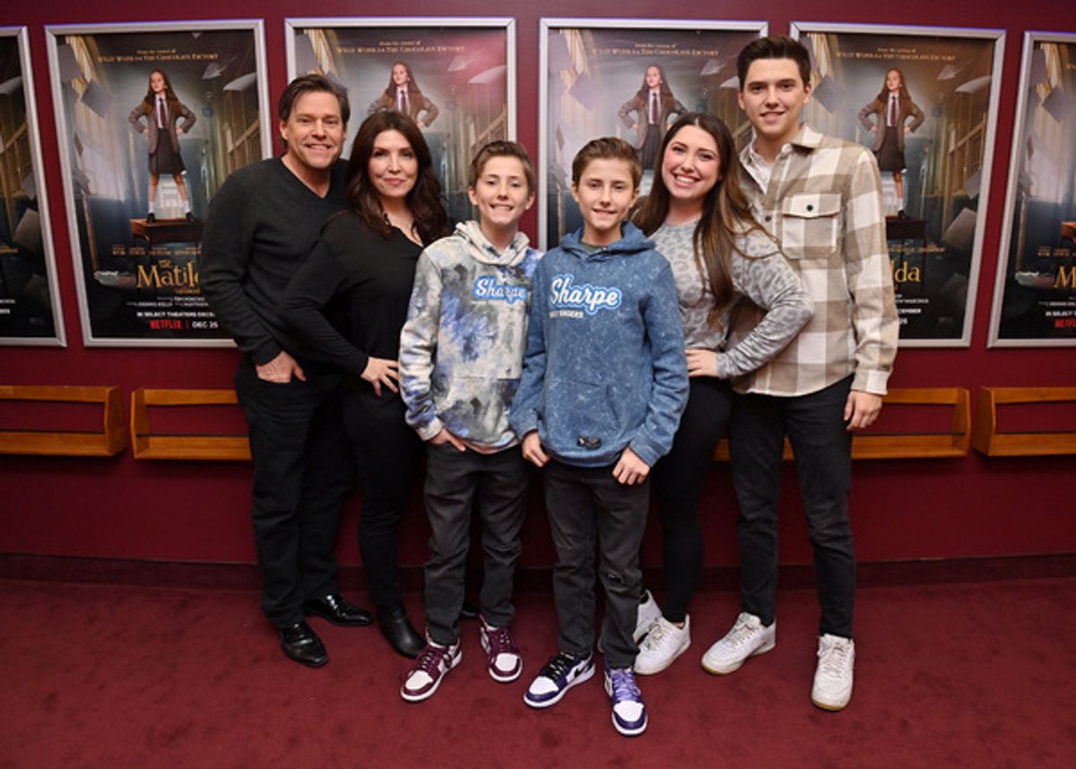 Ron Sharpe, Barbra Sharpe, Connor Sharpe, Aidan Sharpe, Samantha Sharpe, and Logan Sharpe at 