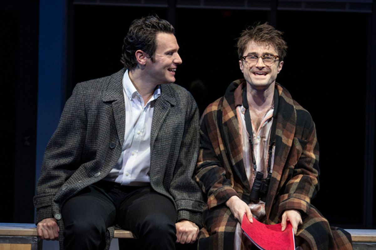 Jonathan Groff and Daniel Radcliffe at 