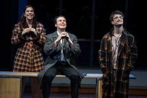 Lindsay Mendez, Jonathan Groff and Daniel Radcliffe Photo