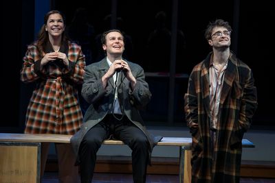 Lindsay Mendez, Jonathan Groff and Daniel Radcliffe Photo
