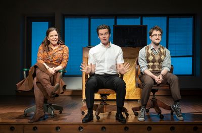 Lindsay Mendez, Jonathan Groff and Daniel Radcliffe Photo