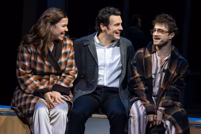 Lindsay Mendez, Jonathan Groff and Daniel Radcliffe Photo