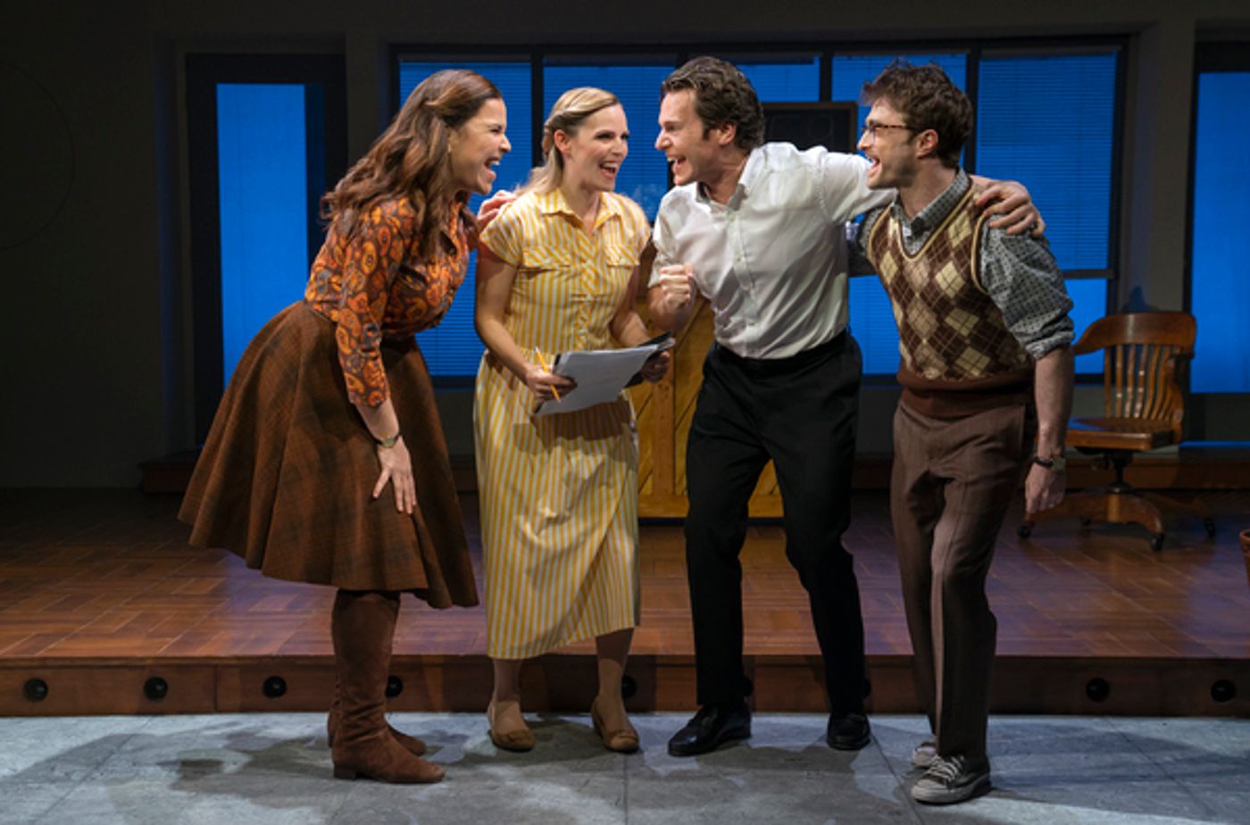 Photos: First Look at Daniel Radcliffe, Jonathan Groff, and Lindsay Mendez in MERRILY WE ROLL ALONG  Image